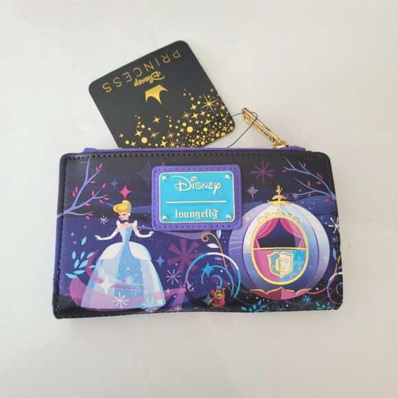 DISNEY X LOUNGEFLY Cinderella Castle Backpack & Wallet Matching Bundle Set main image 14